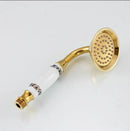 GobekUsa Golden Rain Shower Faucet Set for Bath and Bathtub