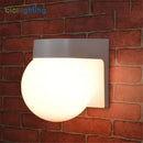 GobekUsa Black White Outdoor Porch Light, Modern Loft Design, Up Down Wall Lamp