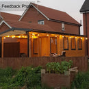 GobekUsa G40 Amber Glass Warm White LED String Lights for Patio Decor, Dimmable 1W Eqv