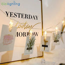 GobekUsa LED Garland Photo Clip String Lights for Party Wedding Decor