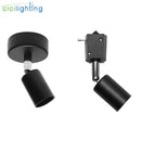 GobekUsa Industrial Ceiling Light LED Rail Lighting White/Black Surface or Rail Mounted
