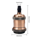GobekUsa Industrial E27 Screw Base Lamp Holder Ceiling Light Fixture