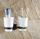 GobekUsa Black Brass & Crystal Bathroom Accessories Set - Towel Rack, Towel Bar, Paper Holder, Soap Dish, Cup Holder, Toilet JM251