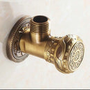 GobekUsa Brass Bathroom Angle Stop Valve Antique Finish Filling Valves JM525