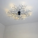 GobekUsa LED Branch Iron Ceiling Lamp for Bedroom & Living Room Decor