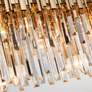 GobekUsa Gold LED Crystal Ceiling Chandelier for Elegant Home Decor