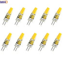 GobekUsa 2W COB G4 LED Bulb 10-Pack Warm White/White Chandeliers Replacement