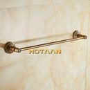 GobekUsa Antique Brass Single Towel Bar, Wall Mounted Bathroom Holder