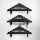 GobekUsa Brushed Gold Stainless Steel Bathroom Triangle Rack for Stylish Shower Storage