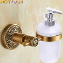GobekUsa Brass Soap Dispenser Holder for Elegant Bathroom Accessory