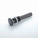 GobekUsa Brushed Nickel Faucet Vanity Sink Pop-up Drain Stopper Overflow Drainer