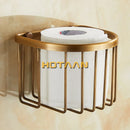 GobekUsa Antique Brass Toilet Paper Holder Mounted Roll Tissue Box - YT-1392