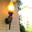 GobekUsa Creative Torch Hand Wall Lamp Outdoor Light for Garden Porch Living Room