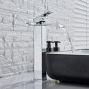 GobekUsa Gold Basin Faucet Single Level Mixer Tap Hot Cold Water Bathroom Sink Tap
