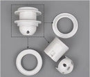 GobekUsa E27 Lamp Bulb Holder Fitting, Black/White, 110v-220v Lighting Accessory
