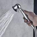 GobekUsa Brass Shower Mixer Faucet Set with Handshower and 8" Rainfall Head
