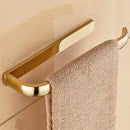 GobekUsa Brass Bathroom Accessories Set: Towel Rings, Toilet Paper Holder, Towel Rail, Shelf
