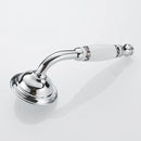 GobekUsa Antique Brass Hand Held Shower with Luxury Ceramics - Round Rainfall Faucet