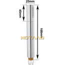GobekUsa Brass Handheld Shower Head Chrome Finish Water Saving Hand Shower Sprayer