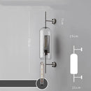 GobekUsa Glass Industrial Wall Lights for Living Room Bedroom Dining Room