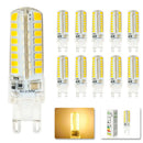 GobekUsa LED G9 Bulb 220V 3W 5W 32 64 SMD 2835 Warm White Light Replaces Halogen Lamp