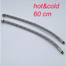 GobekUsa 60cm Stainless Steel Plumbing Hose for Hot and Cold Water