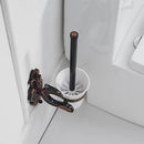 GobekUsa Brass Wall Mounted Toilet Brush Holder Set Luxury Bathroom Accessories CleanWF-88809