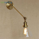 GobekUsa Brass Copper Wall Sconce Glass Wall Lamp