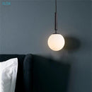 GobekUsa Glass Ball LED Pendant Light: Nordic Modern, Single Head, Creative Design