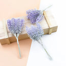 GobekUsa Lavender Foam Wreaths Home Wedding Decor Silk Flowers Bouquet