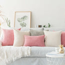 GobekUsa Corduroy Flocking Velvet Pillow Cover, Soft Home Decor, 45x45cm/60x60cm