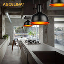 GobekUsa Industrial Pendant Light: Retro Iron Hanging Lamp for Home & Store Decor Lighting