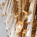 GobekUsa Gold LED Crystal Ceiling Chandelier for Elegant Home Decor