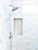 White 12x12 Glossy Matte Brick Glass Mosaic Tile (5 pack, 4.83 sq ft/case)