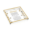 Ornate Garden Havdalah Tray by Feldart