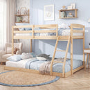Twin Over Full Bunk Bed Low Floor Bunk Bed Frame