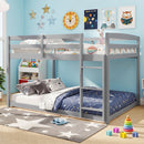 Full Over Full Bunk Bed with Ladder and Safety Guardrails