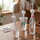 Portable Mini Humidifier Stick, Small Cordless Humidifying Wand for Water Bottle or Cup