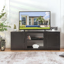TV Stand with Double Barn Doors for TVs up to 65 Inch
