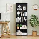 5-Shelf Storage Bookcase Modern Multi-Functional Display Cabinet