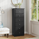6 Drawers Chest Dresser Clothes Storage Bedroom Furniture Cabinet