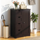 Standing Indoor Wooden Cabinet with 4 Drawers