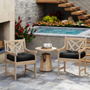 21 Inch x 21 Inch Patio Chair Seat Cushion Pads for Indoor and Outdoor
