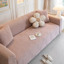 Modern Slipcovers Geometric Textured Stretchable Sofa Cover for Couch with Chaise by Slipcover KAS™