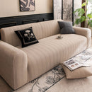 High Stretch Wheat Ear Embossed Textured Couch Slipcover, Water Repellent Sofa Cover by Slipcover KAS™