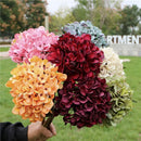 GobekUsa Artificial Hydrangea Wedding Flowers Wall Home Decoration Indoor Bonsai Bouquet Background