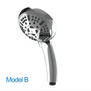 GobekUsa 9-Function Big Panel Handheld Shower Head - High Pressure Water Saving Massage
