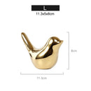 GobekUsa Gold Camel Ceramic Figurines, Bird Ornaments, Home Decor Accessories