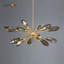 GobekUsa Glass Art Chandelier for Living Room, Bedroom, Study - Modern Minimalist Design