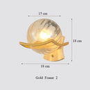 GobekUsa Japanese Moon Wood Wall Lamp - Minimalist Design - LED Sconce Lights